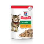 Hill's Science Plan влажный корм для котят с курицей (соус), 85 гр