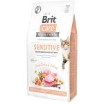 Brit Care Cat GF Sensitive Healthy Digestion & Delicate Taste (индейка, лосось), 2 кг