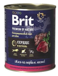 Brit Premium Dog (Сердце и печень), 850 гр