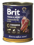 Brit Premium Dog (Говядина и печень), 850 гр