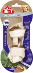 8 in 1 DELIGHTS Beef S косточка с говядиной для мелких и средних собак 11 см