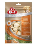 8 in 1 DELIGHTS S косточки с куриным мясом для мелких и средних собак 11 см. 6 шт. (пакет)