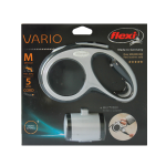 Комплект Рулетка Flexi Vario серая M, трос 5 м + Multi Box