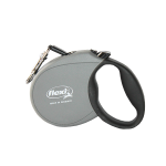 Рулетка Flexi Standard Soft серая S, лента 5 м