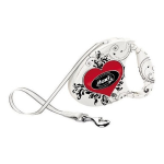 Рулетка Flexi Fashion Hearts S, лента 3 м