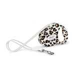 Рулетка Flexi Fashion Leopard М, лента 5 м