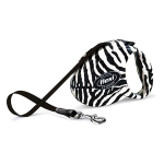 Рулетка Flexi Fashion Zebra М, лента 5 м