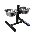 Стойка регулируемая For Friends с металлическими мисками 2х0,850 л