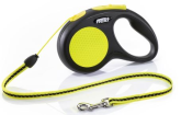 Рулетка Flexi Neon желтая S, трос 5 м
