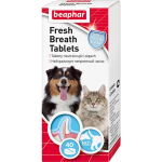 Beaphar Fresh Breath Tablets Таблетки от запаха из пасти для кошек и собак, 40 шт