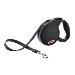Рулетка Flexi Mini Compact Cat черная XS, лента 3 м