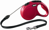 Рулетка Flexi Classic Basic красная L, трос 5 м