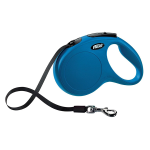Рулетка Flexi Classic Compact синяя М, лента 5 м