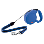 Рулетка Flexi Classic Long голубая М, трос 7 м