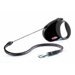 Рулетка Flexi Comfort Basic черная S, трос 5 м