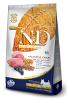Farmina N&D Low Grain Dog Adult Mini (ягненок, черника), 2,5 кг