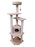 Cat House Игровой комплекс Торнадо бежевый (хлопок), 180 см