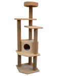 Cat House Игровой комплекс Торнадо бежевый (джут), 180 см