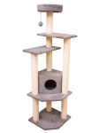 Cat House Игровой комплекс Торнадо серый (хлопок), 180 см