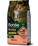 Monge Bwild Grain Free Adult cat (лосось), 1,5 кг