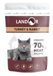 Landor Sterilized cat (индейка и кролик), 85 гр