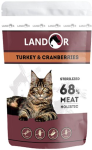 Landor Sterilized cat (индейка и клюква), 85 гр