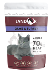 Landor Adult cat (куропатка с индейкой), 85 гр