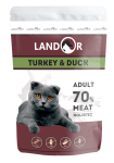 Landor Adult cat (индейка с уткой), 85 гр