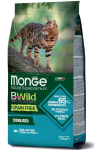 Monge Bwild Grain Free Sterilized cat (тунец), 1,5 кг