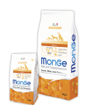 Monge Adult All Breeds dog (утка и рис), 15 кг
