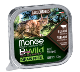 Monge Cat BWild  (паштет, буйвол с овощами), 100 гр