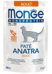 Monge Cat Mono Paté Adult (паштет, утка), 85 гр