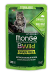 Monge Cat BWild Sterilised (соус, кабан с овощами), 85 гр