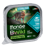 Monge Cat BWild Sterilised (паштет, тунец с овощами), 100 гр