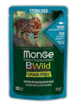 Monge Cat BWild Sterilised (соус, тунец с овощами), 85 гр