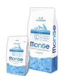 Monge Light Adult All Breeds dog (лосось и рис), 12 кг