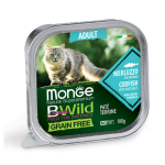 Monge Cat BWild Adult (паштет, треска с овощами), 100 гр