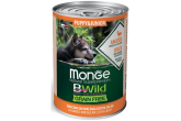 Monge Dog Bwild Puppy&Junior (желе, утка с тыквой и цукини), 400 гр