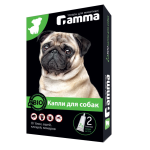 Капли БИО для собак от внешних паразитов, 2 пипетки по 1мл., Gamma