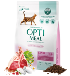 Optimeal для кошек с чувствительным пищеварением (ягненок), 4 кг