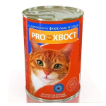 PROхвост для кошек с лососем и форелью, 415 гр