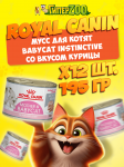 Royal Canin Babycat Instinctive (мусс), 195 гр*12 шт