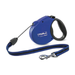 Рулетка Flexi Standard Soft синяя M, трос 5 м