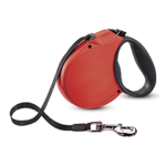 Рулетка Flexi Standard Soft красная S, лента 5 м