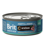 Brit Premium by Nature консервы для щенков всех пород (ягненок), 100 гр