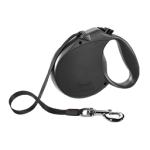 Рулетка Flexi Standard черная M, лента 5 м
