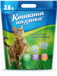 Наполнитель силикагелевый Кошкина Полянка, 3,8 л
