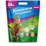 Наполнитель силикагелевый Кошкина Полянка с ароматом лаванды, 7,6л