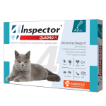 Inspector Quadro Капли для кошек 4-8 кг