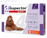 Inspector Quadro Капли для собак 10-25 кг
